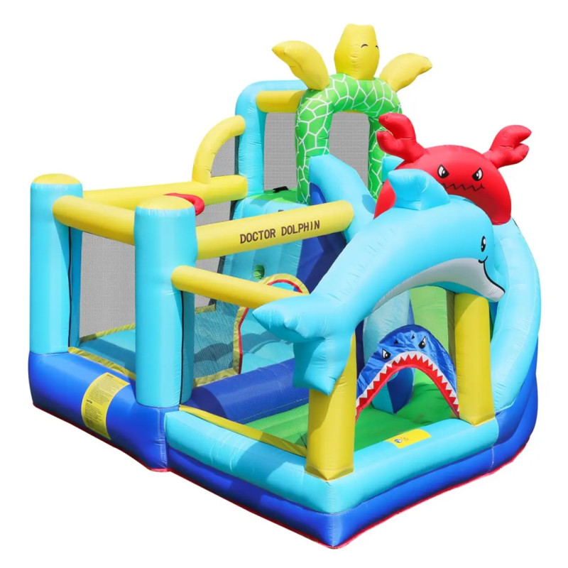 Doctor Dolphin Sea Animals Hoppeborg Inkl 450 Watt Blæser 72048
