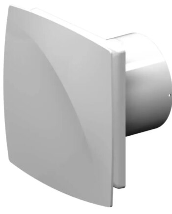 Duka Ventilator Med Tidsstyring Pro 90   ø100mm Hvid