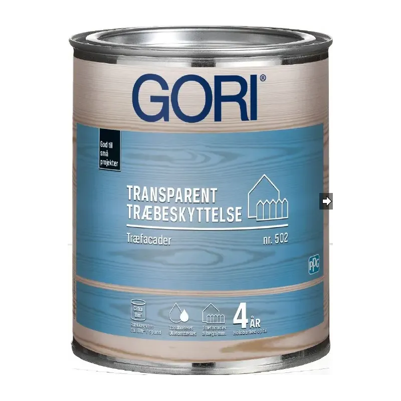 Dyrup Gori 502 Træbeskyttelse Transparent Base 30   75lt