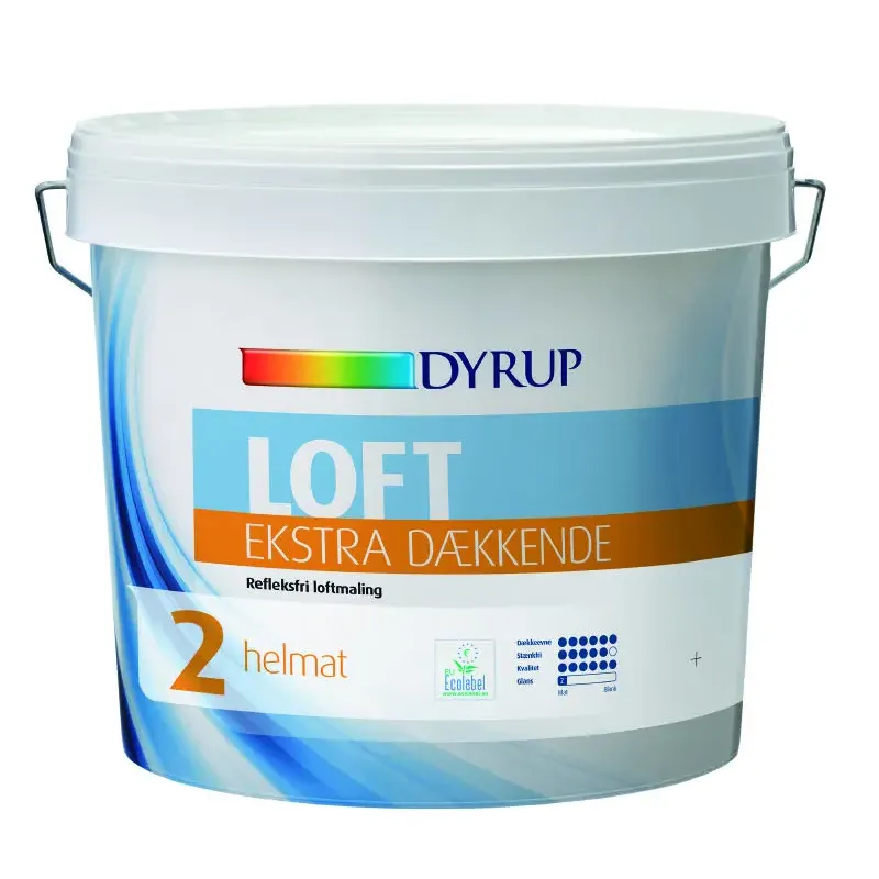 Dyrup Loft 02 Ekstra Dækkende Hvid   5lt