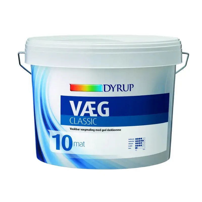 Dyrup Væg 10 Classic Hvid 9lt