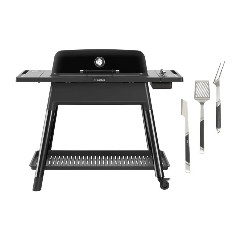 Everdure Furnace Gen Iii Gasgrill Sort Inkl Premium Toolkit