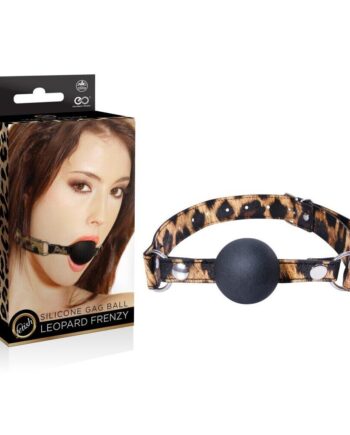 Fetish Silicone Gag Ball Leopard Frenzy