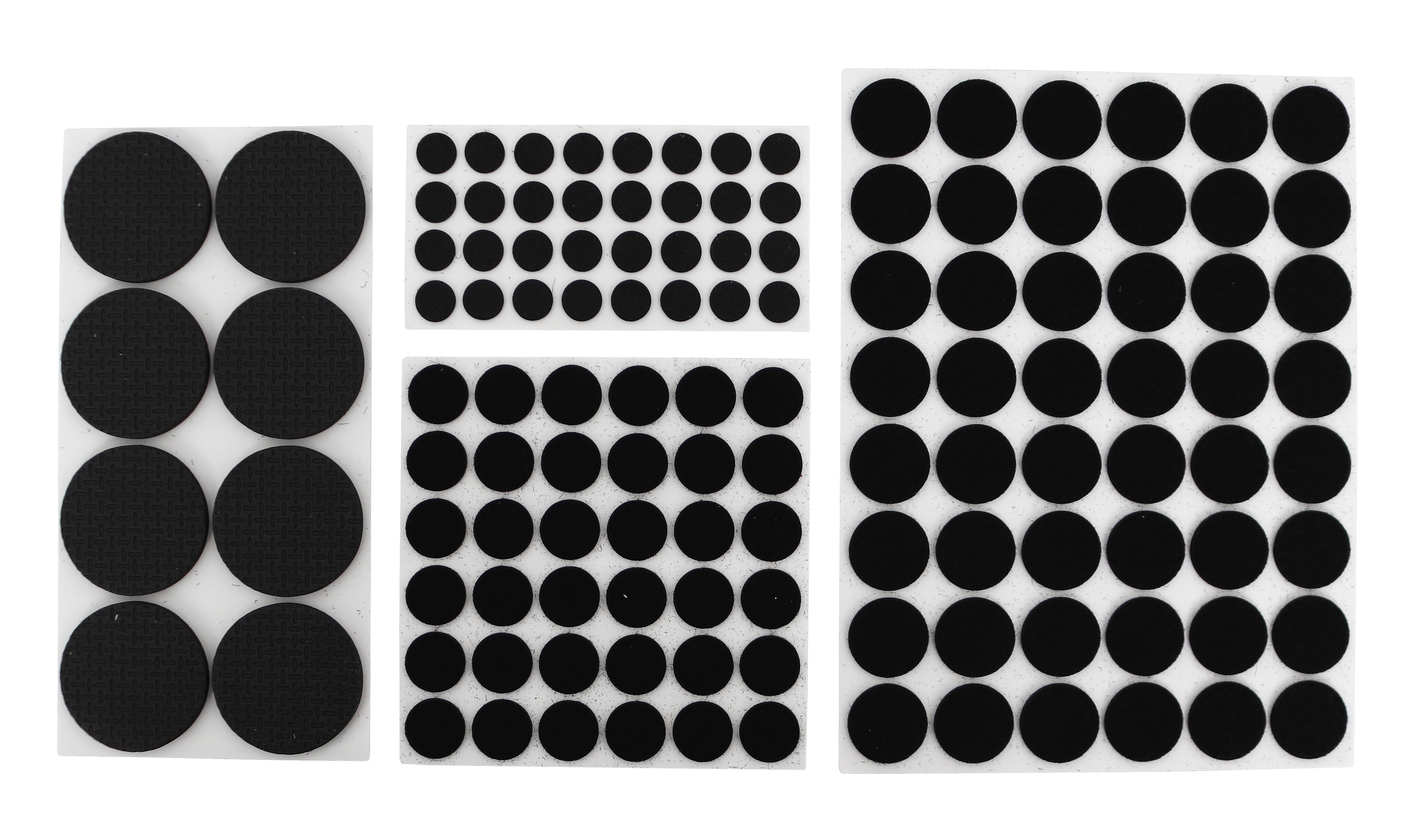 Filtpudesæt 125 Stk  Assorteret Sort