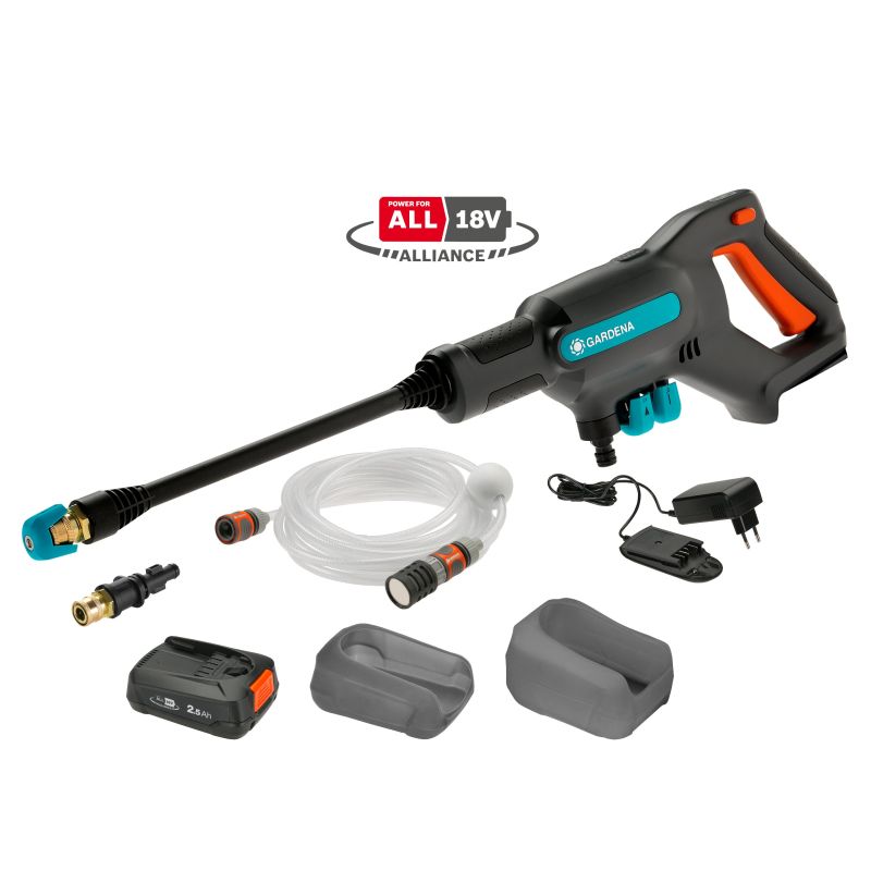 Gardena Batteridrevet Højtryksrenser Aquaclean 24 18v Sæt 14800-20