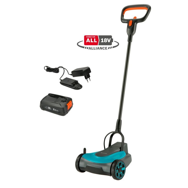 Gardena Batteridrevet Plæneklipper Handymower 22 18v Sæt 14620-20