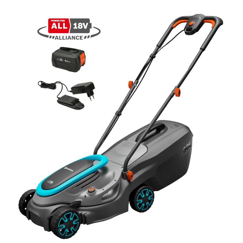 Gardena Batteridrevet Plæneklipper Powermax 32 18v Sæt 14632-20