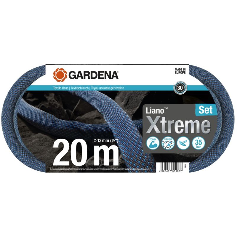 Gardena Tekstilslange Lianoâ Xtreme 13 Mm Quot 20 Sæt 18470-20