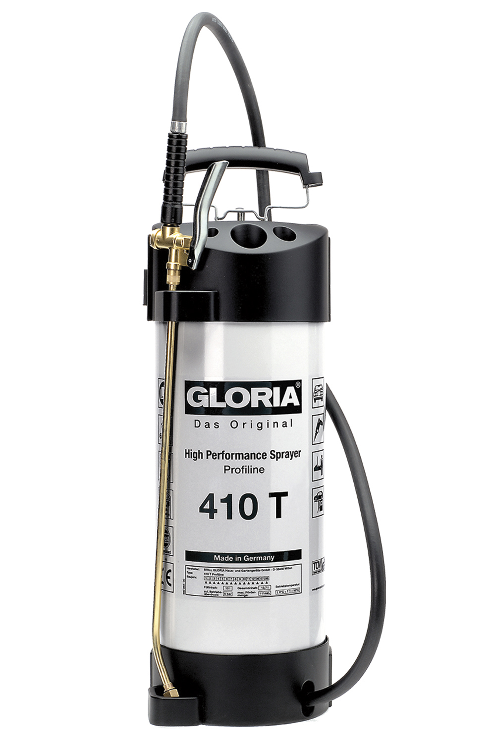 Gloria Trykspr Metal 410t 10 Ltr