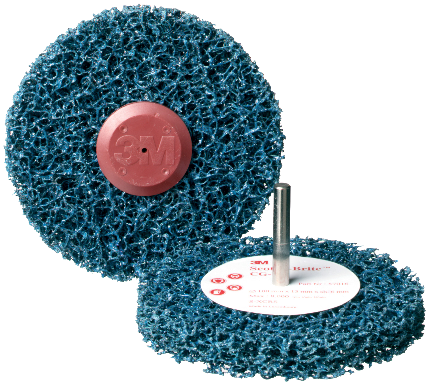 Grovsliberondel Cg-zs Blå 75ã 13mm   6mm Spindel