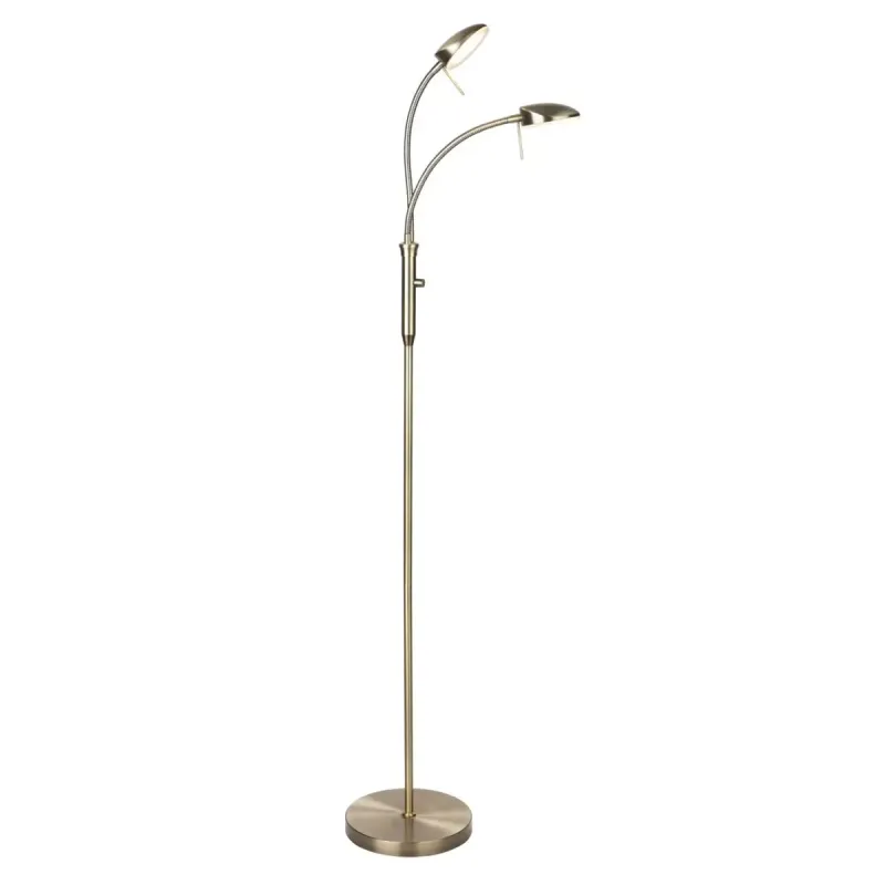 Halo Design Vegas Gulvlampe -arm Dæmper Antique Messing 716029