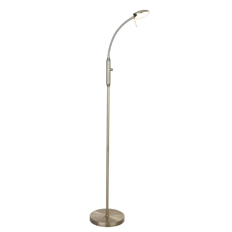 Halo Design Vegas Gulvlampe -arm Dæmper Antique Messing 715985