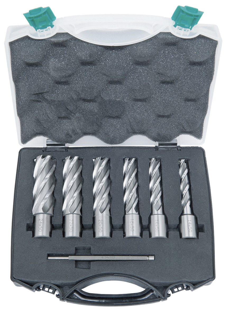 Hss-kerneborsæt 14 24 Mm Boredybde 50 Mm