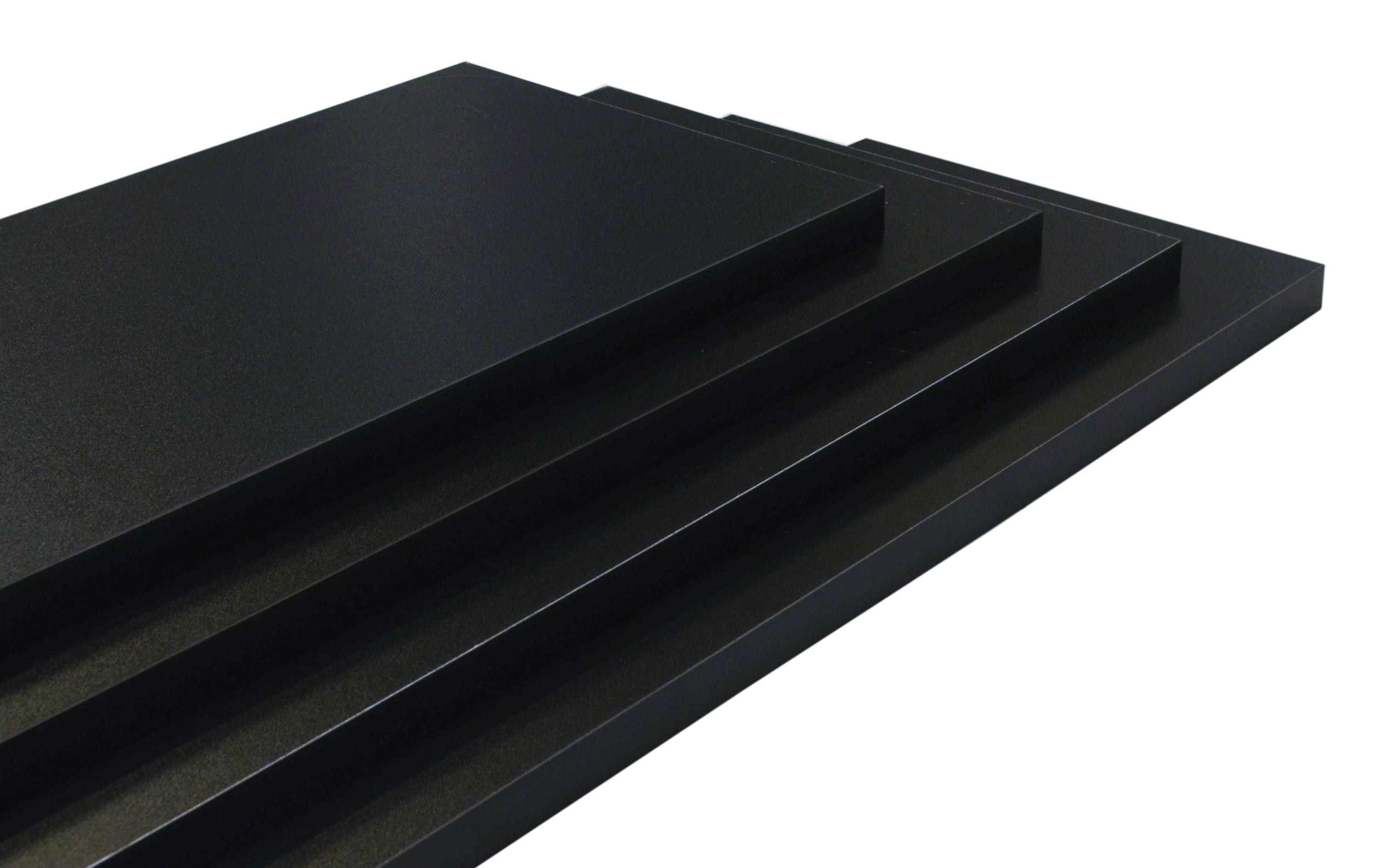 Hylde 100x30x2   Cm  Sort