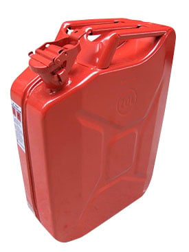 Jerry Can 20 Liter Metal Rød