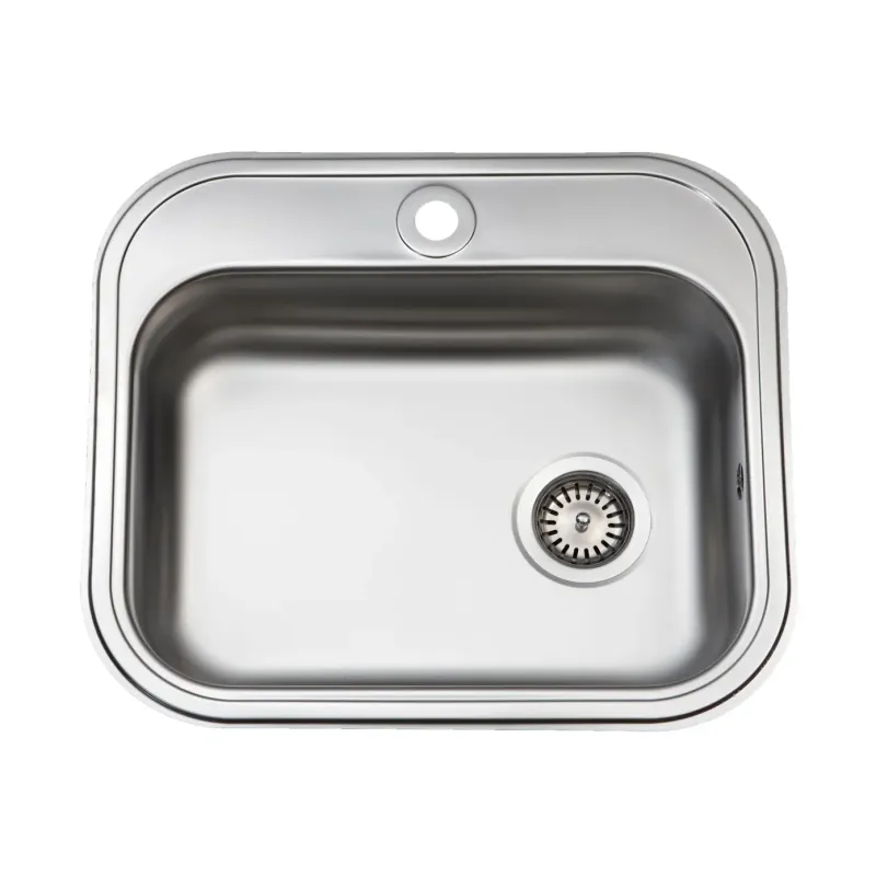 Juvel Køkkenvask Bmk480b1 Hanehul Og Strainer Mat Kummemål 480x340x147 Mm
