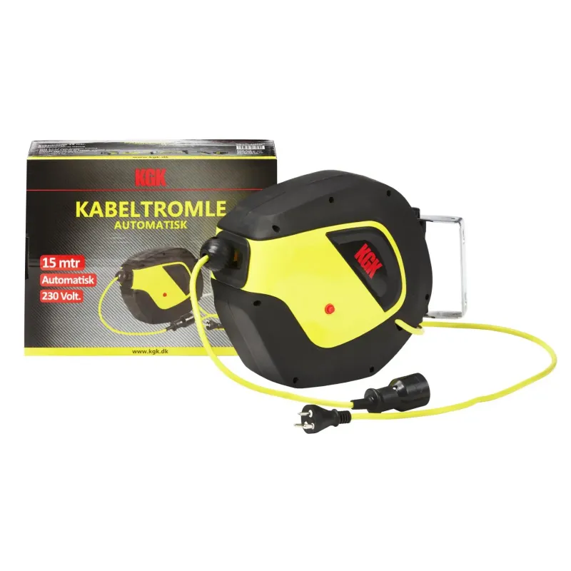 Kgk Kabelopruller 15 Mtr 230v