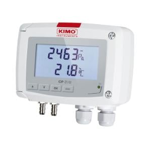 Kimo Cp211-ho- Differenstryktransmitter Med Mulighed For Måling Af Lufthastighed Og Flow