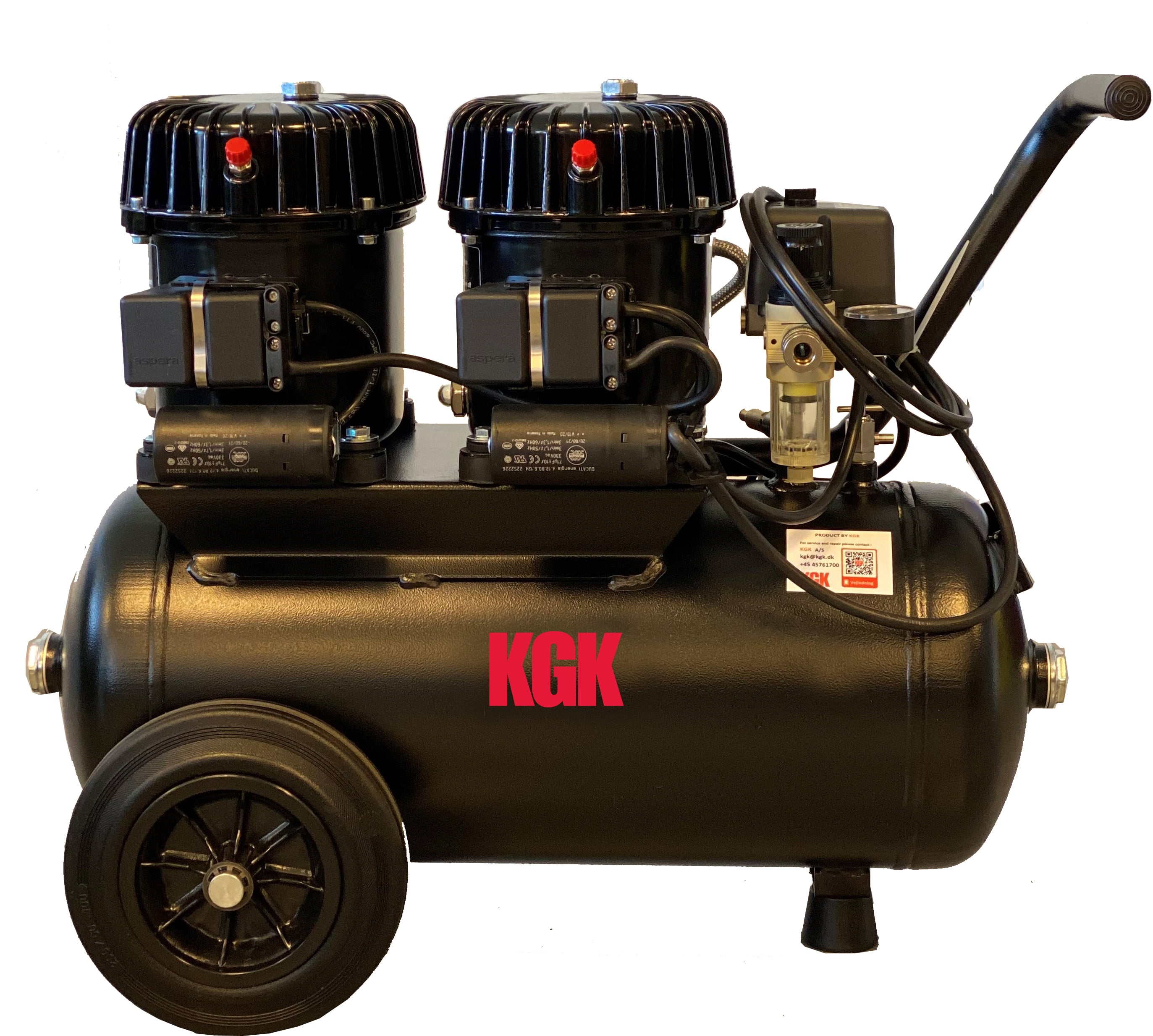 100l Lydsvag Kompressor Kgk Olieholdig