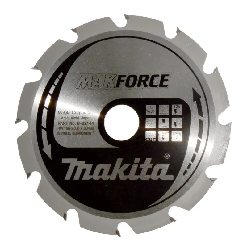 Makita Hm Klinge 190x30x12z Makforce  -32144