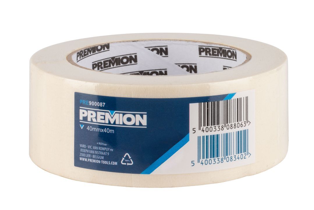 Malertape 40 Mm 40 Meter Hvid