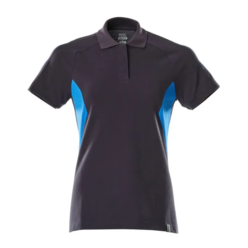 Mascot Accelerate Poloshirt 18393-961 Dame Mørk Marine-azurblå