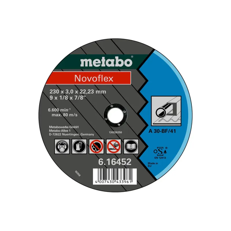 Metabo 4007430433923 616448000 Kvalitetsklasse   30 Novoflex Stål