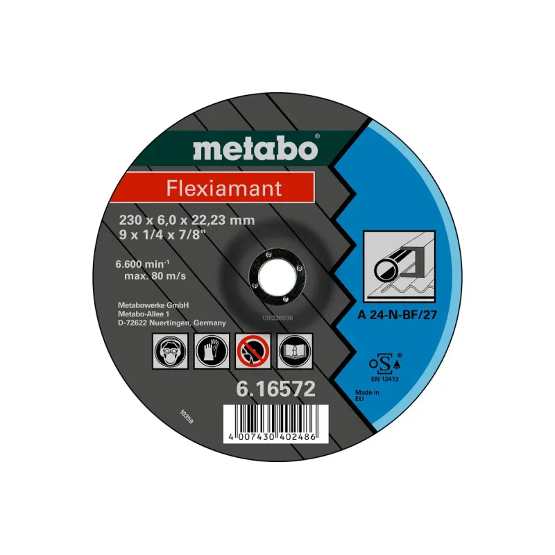 Metabo 4007430403001 616730000 Kvalitetsklasse   24-  Flexiamant Stål