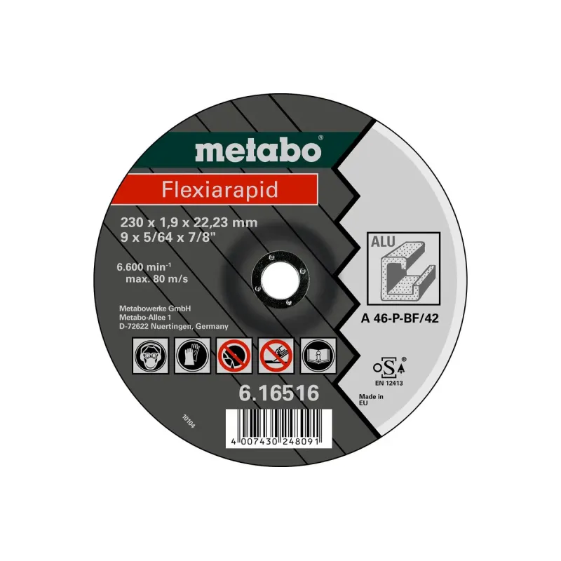 Metabo 4007430248053 616512000 Kvalitetsklasse   60-    46   Flexiarapid Alu