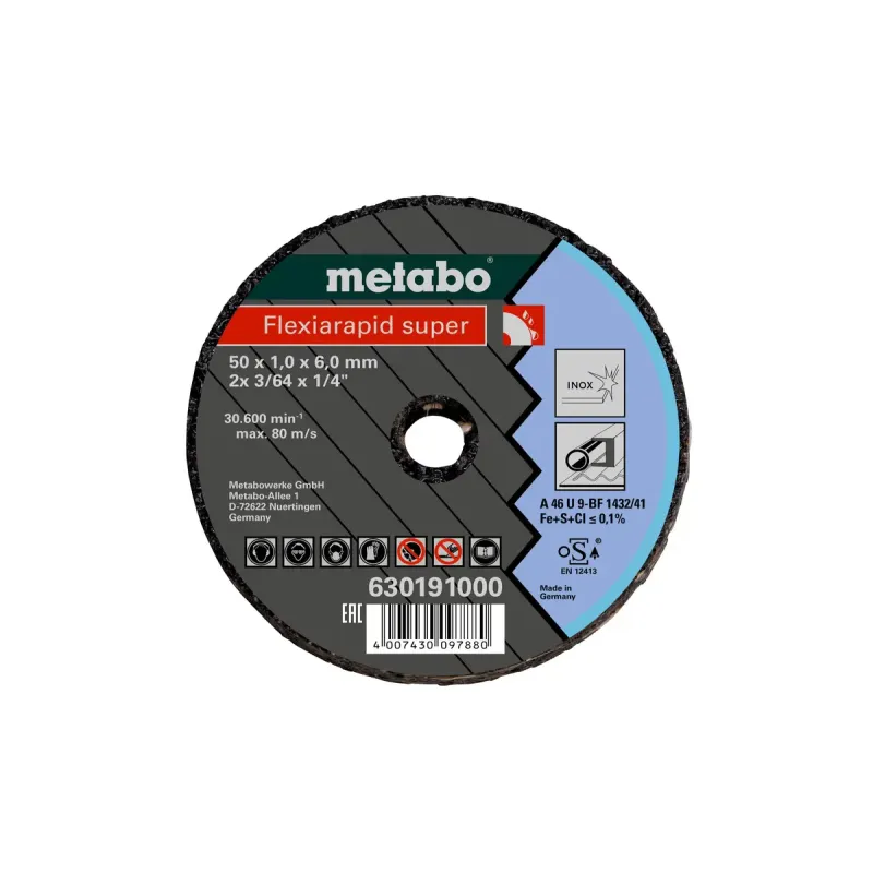 Metabo 4007430097897 630194000 Kvalitetsklasse   46-    Flexiarapid Super Inox