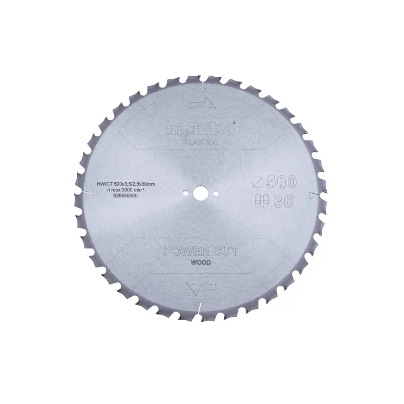 Metabo 4061792177116 628649000 Rundsavklinge Power Cut Wood  Kvalitet Classic  Til Semistationære Rundsav