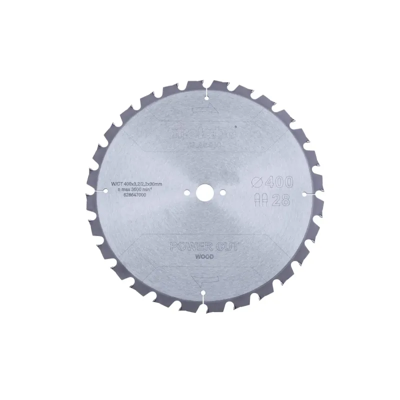 Metabo 4061792176898 628647000 Rundsavklinge Power Cut Wood  Kvalitet Classic  Til Semistationære Rundsav