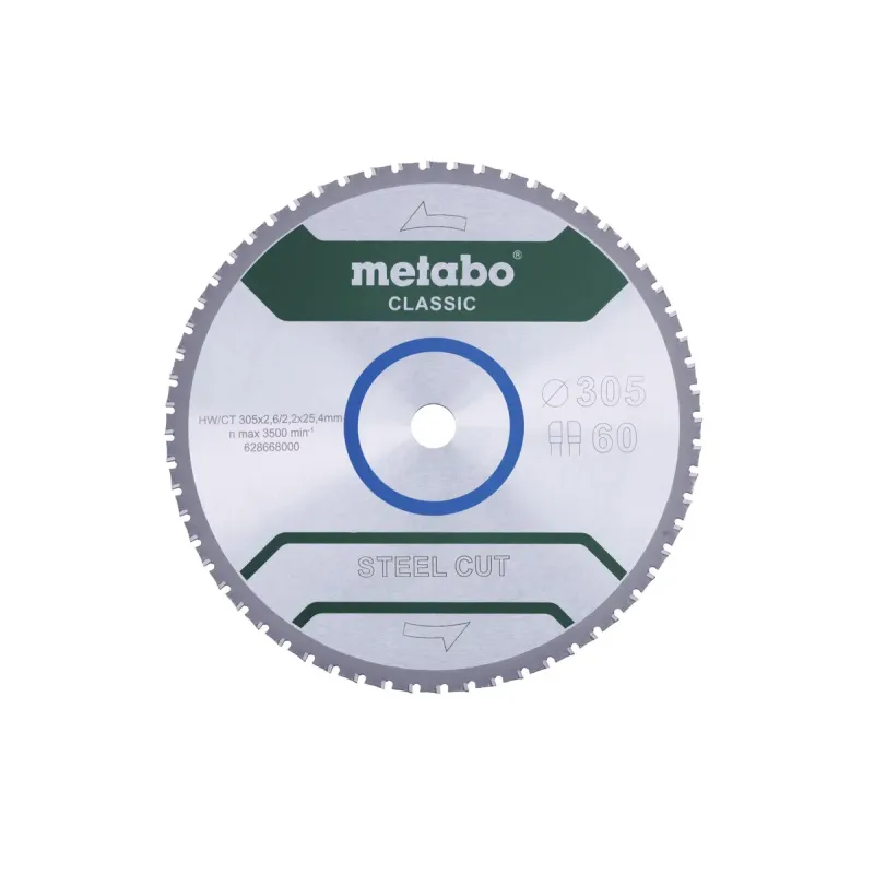 Metabo 4061792174573 628669000 Rundsavklinge Steel Cut  Kvalitet Classic  Til Semistationære Rundsav