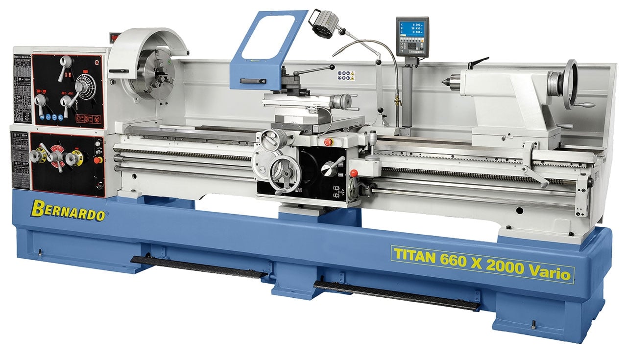 Metal Drejebænk Titan 660   2000 Vario 3x400v