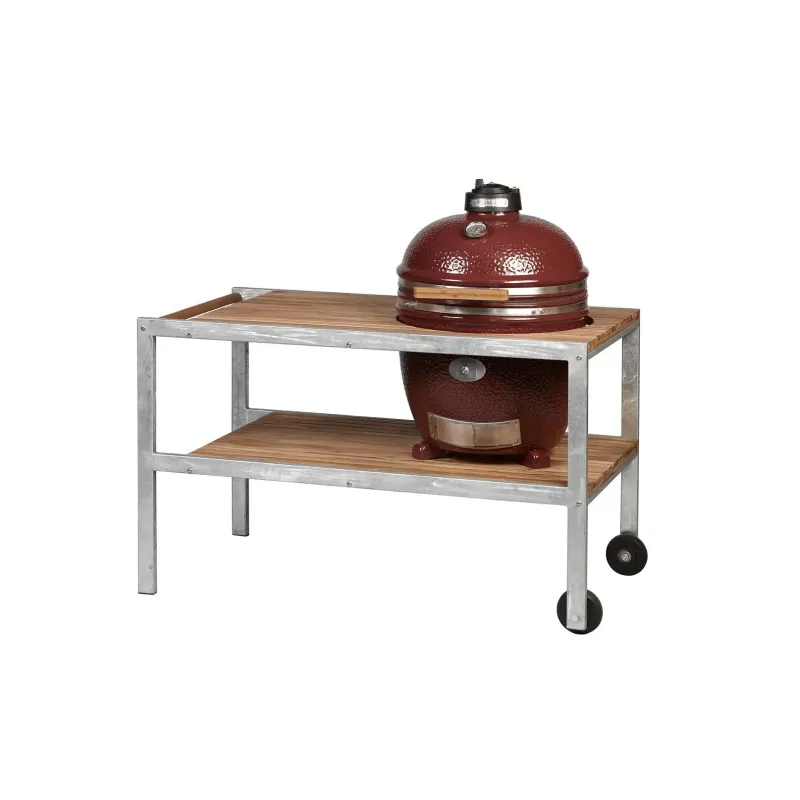 Monolith Kamado Grill Classic Med Bord  Rød
