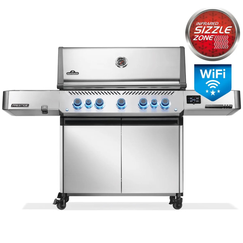 Napoleon Prestige 665 Rustfri Connect  Wifi Gasgrill P665vxrsibpss-dk