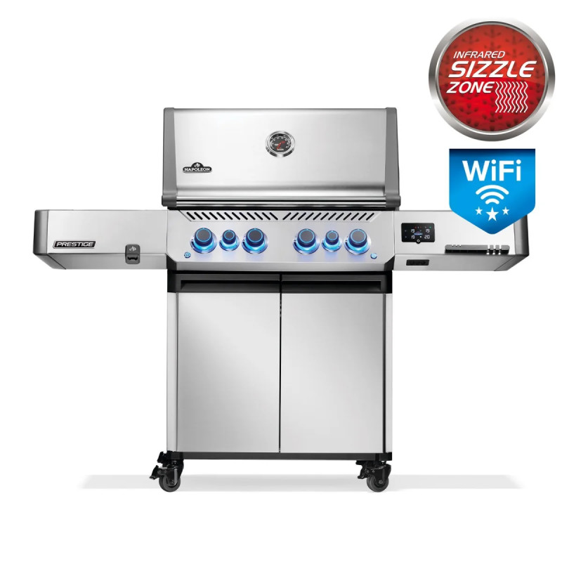 Napoleon Prestige 500 Rustfri Connect Wifi Gasgrill P500vxrsibpss-dk
