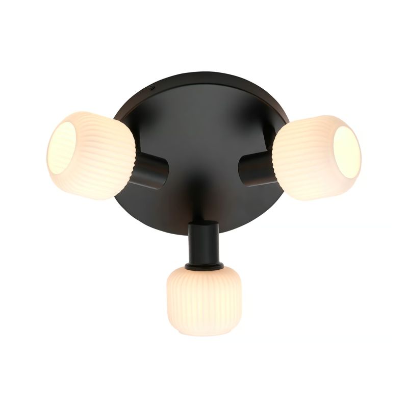Nordlux Milford Mini -rondel Loftlampe Sort