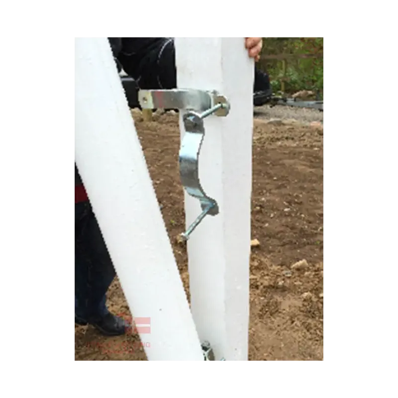 Opsætning På Eksisterende Støtte Til 11 Meter Glasfiberflagstang