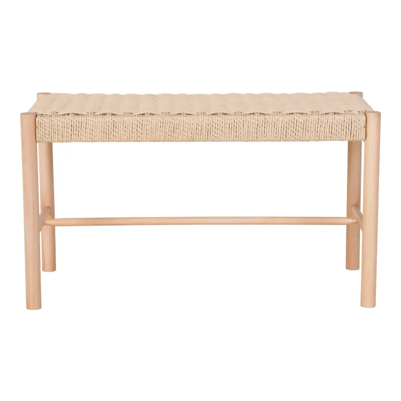 Papirvævet Bænk Natur 35x80x45 Cm 1409080