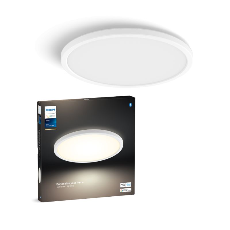 Philips Hue Tento Hue Slim Loftlampe Rd Hvid ø30 Loftlampe White