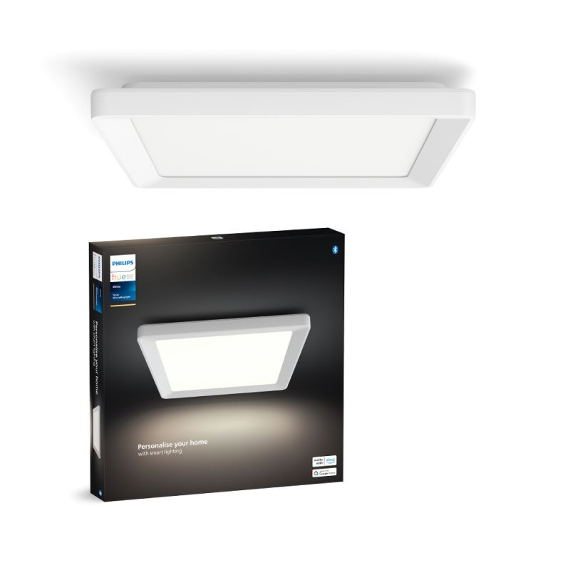 Philips Hue Tento Hue Slim Loftlampe Sq Hvid Loftlampe White