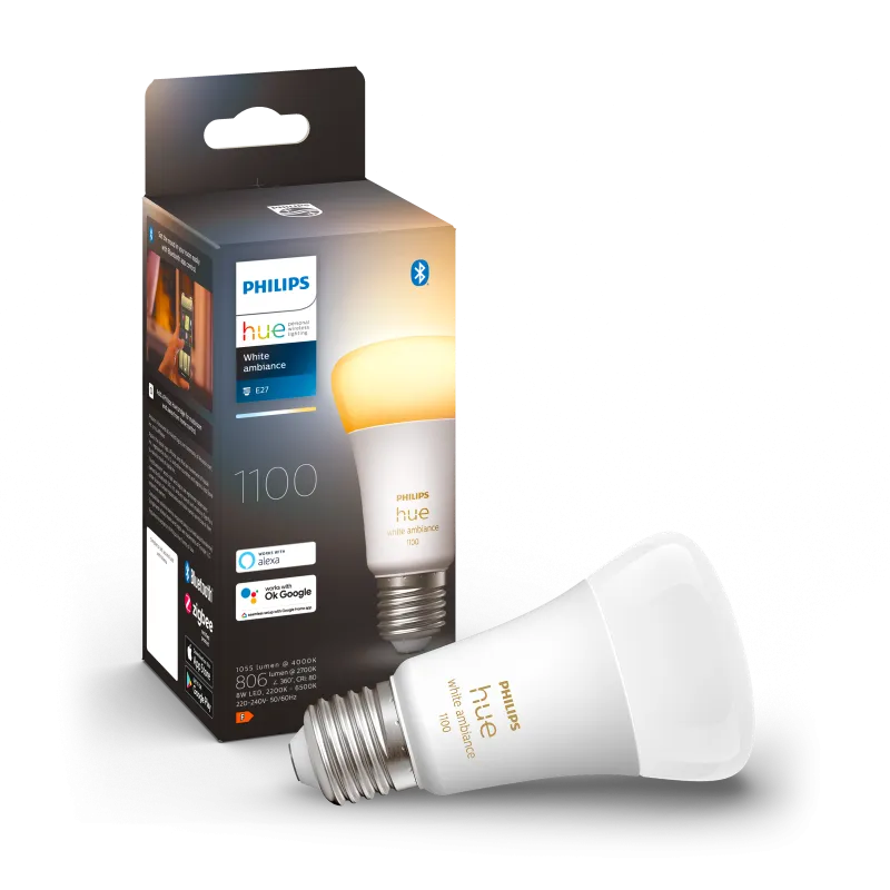 Philips Hue White Ambience 8w A60 E27 929002468401