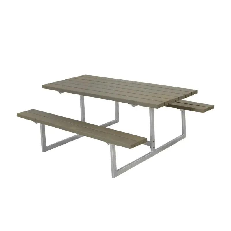 Plus Basic Bord Bænke-sæt Grundmalet Gråbrun 185810-18