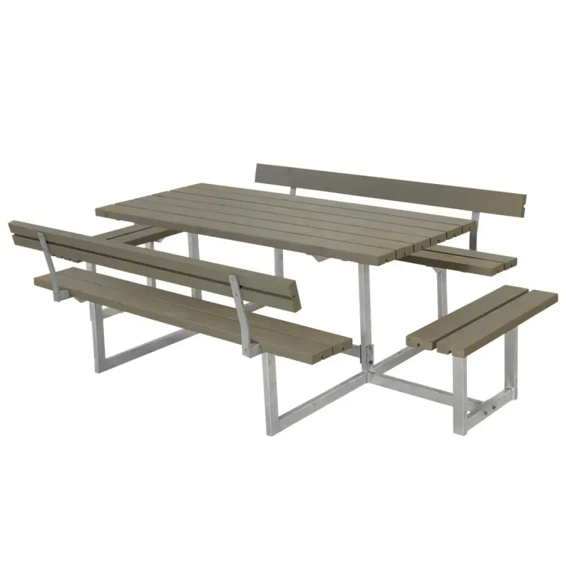 Plus Basic Bord Bænke-sæt     Ryglæn   Påbygninger Gråbrun 185815-18