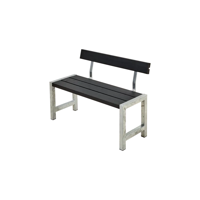 Plus Cafe-bænk   Ryglæn 185561-15 Sort