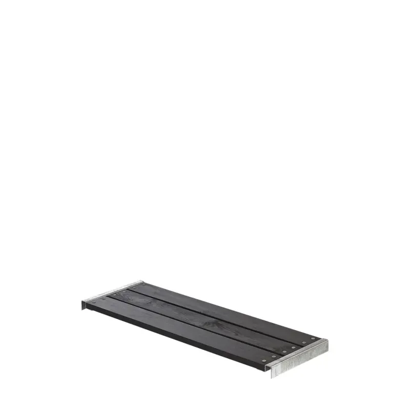 Plus Cubic Pipe Løs Bænk 120cm Inkl  Beslag Grundmalet Sort 178102-15