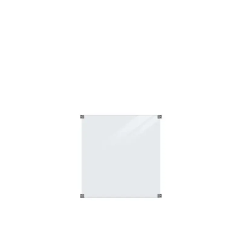 Plus Glashegn 90x91cm Inkl    Glasbeslag  6mm Hærdet Glas