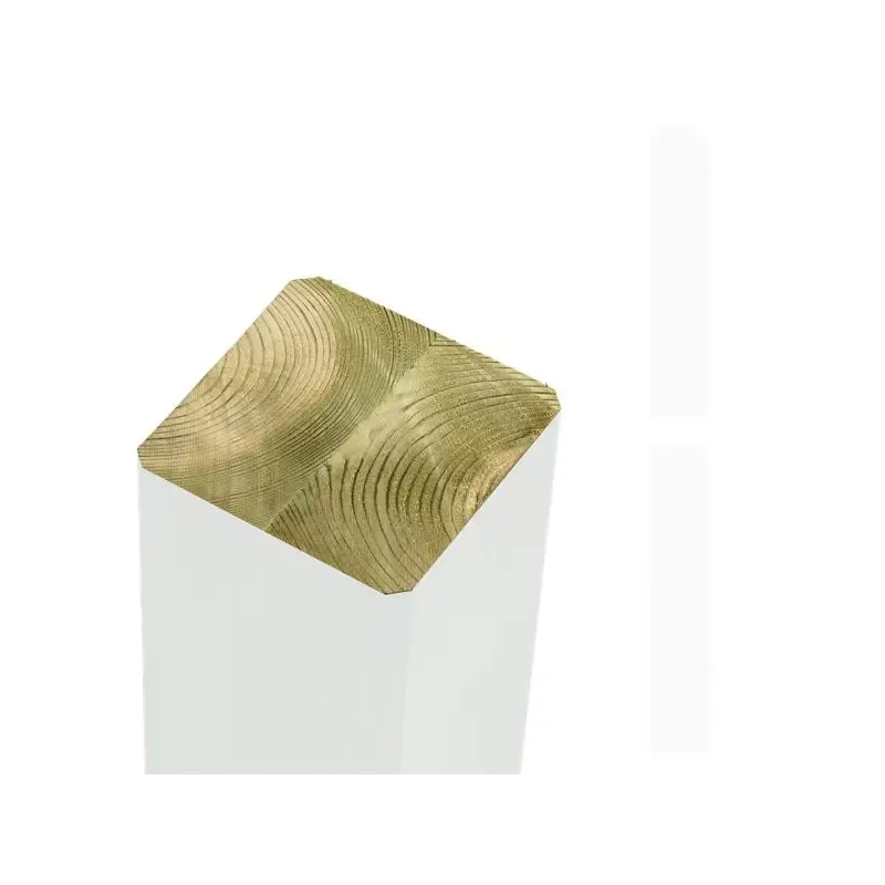 Plus Omlimede Stolper 90x90mm X127cm Hvid