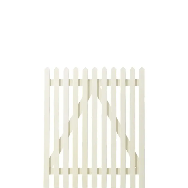 Plus Skagen Lux Stakit Havelåge 100x120 Cm Grundmalet Hvid 13661-13